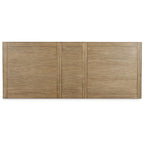 Table à manger Myka, Rallonge, Rectangulaire Bois Marron 203-249 cm