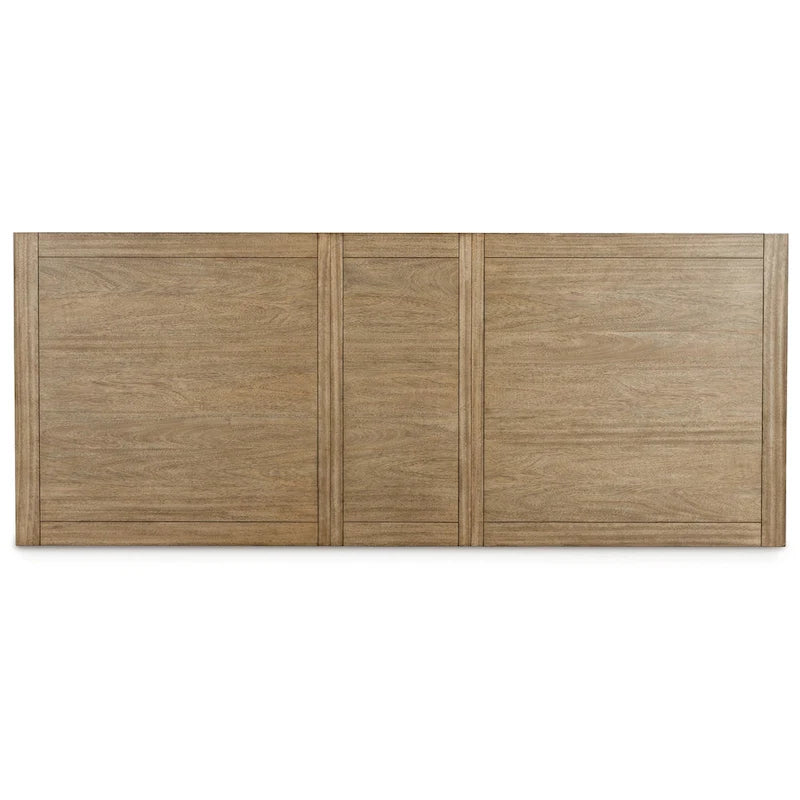 Table à manger Myka, Rallonge, Rectangulaire Bois Marron 203-249 cm