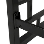 Cadre de lit plateforme King-size moderne Claudia Iron