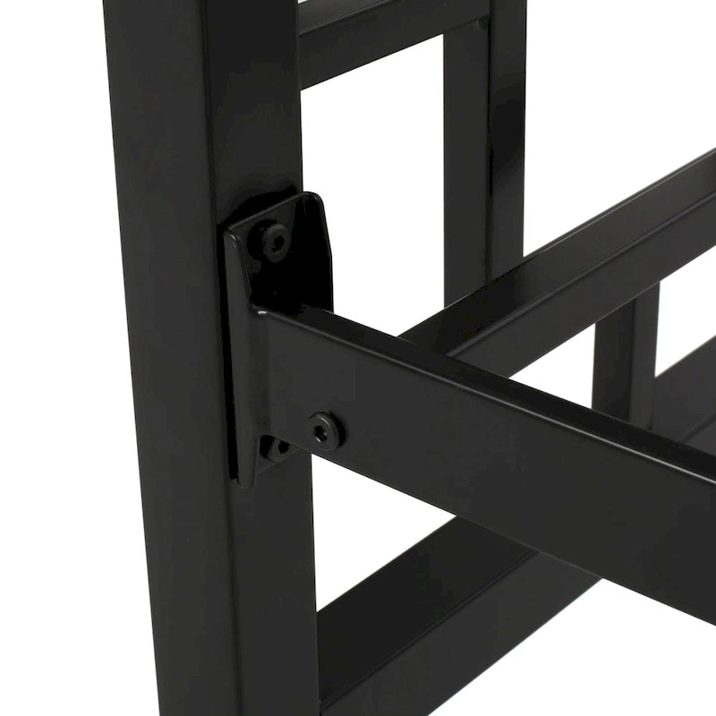 Cadre de lit plateforme King-size moderne Claudia Iron