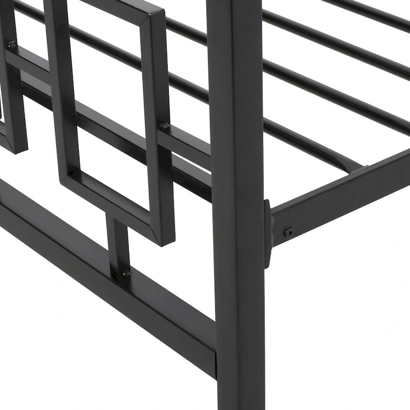 Cadre de lit plateforme King-size moderne Claudia Iron