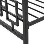 Cadre de lit plateforme King-size moderne Claudia Iron