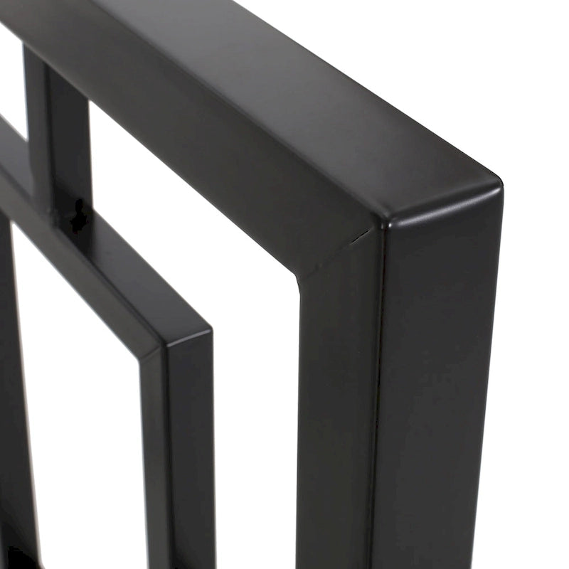 Cadre de lit plateforme King-size moderne Claudia Iron