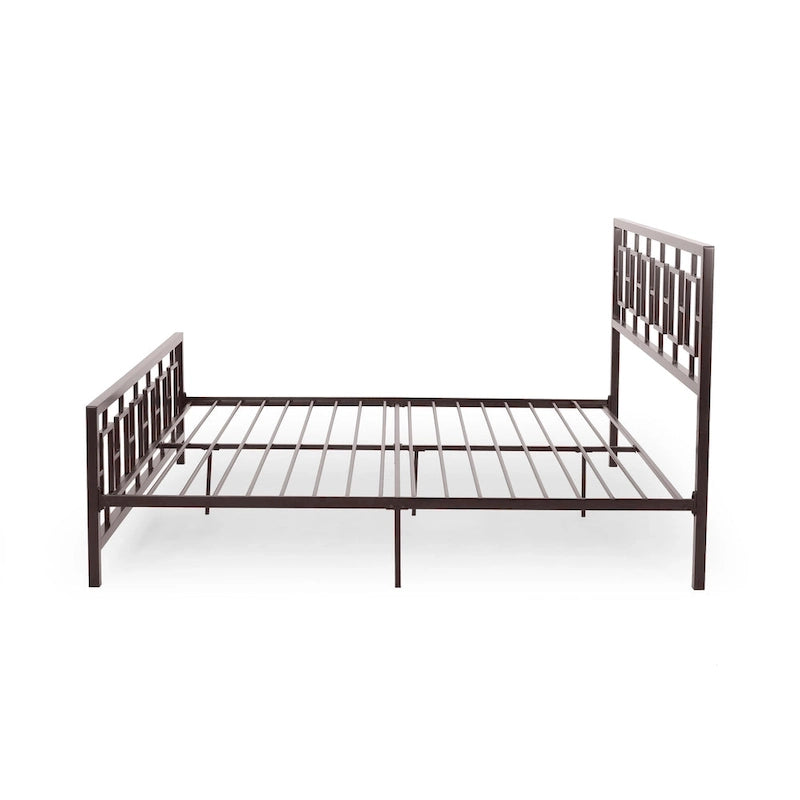 Cadre de lit plateforme King-size moderne Claudia Iron