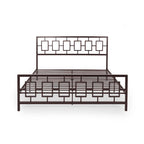 Cadre de lit plateforme King-size moderne Claudia Iron