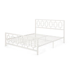 Cadre de lit plateforme King-size moderne Claudia Iron