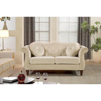 Causeuse Chesterfield US Pride Gloria Mid-century avec clous décoratifs