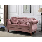 Causeuse Chesterfield US Pride Gloria Mid-century avec clous décoratifs