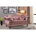 Causeuse Chesterfield US Pride Gloria Mid-century avec clous décoratifs