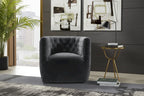 Luxor Mid Century Modern Swivel Accent Comfy Chair