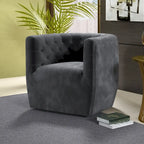 Fauteuil pivotant confortable style Mid-Century Modern