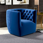 Fauteuil pivotant confortable style Mid-Century Modern