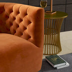 Fauteuil pivotant confortable style Mid-Century Modern