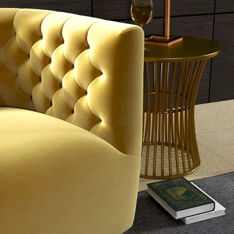 Fauteuil pivotant confortable style Mid-Century Modern