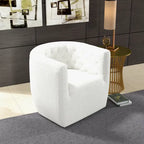 Fauteuil pivotant confortable style Mid-Century Modern