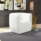 Fauteuil pivotant confortable style Mid-Century Modern