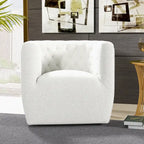 Fauteuil pivotant confortable style Mid-Century Modern