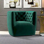 Fauteuil pivotant confortable style Mid-Century Modern