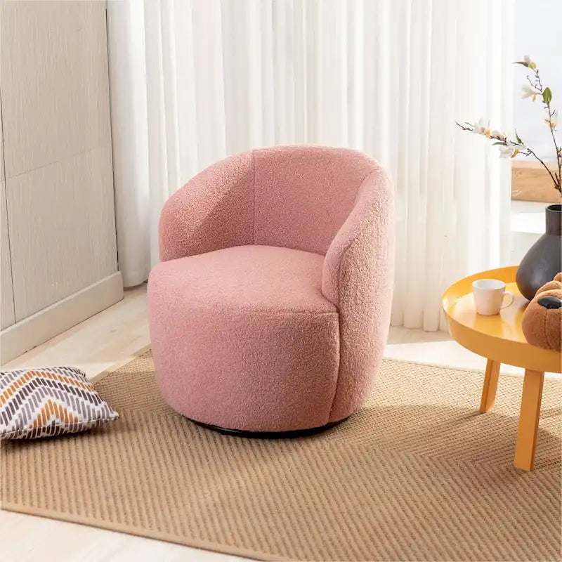 Fauteuil d'appoint pivotant, fauteuil crapaud