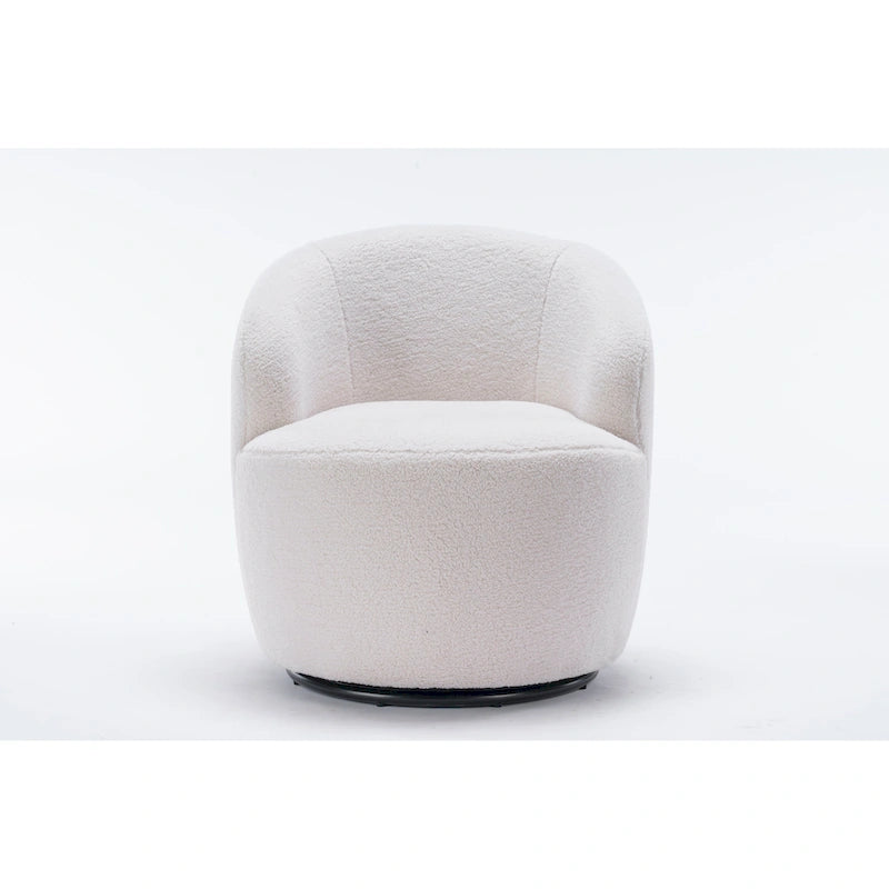 Fauteuil d'appoint pivotant, fauteuil crapaud