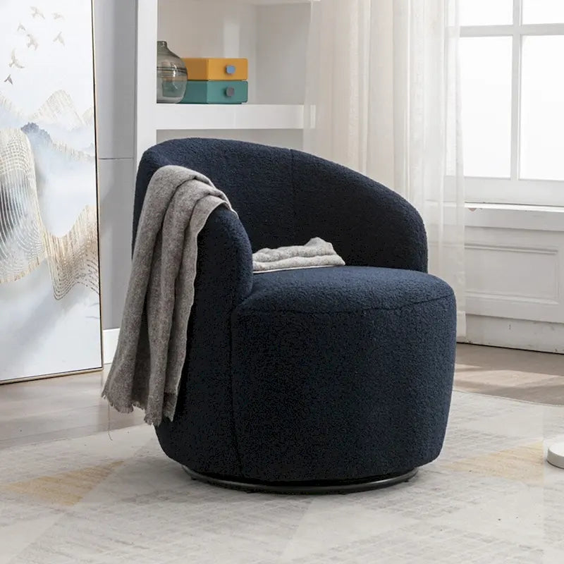 Fauteuil d'appoint pivotant, fauteuil crapaud