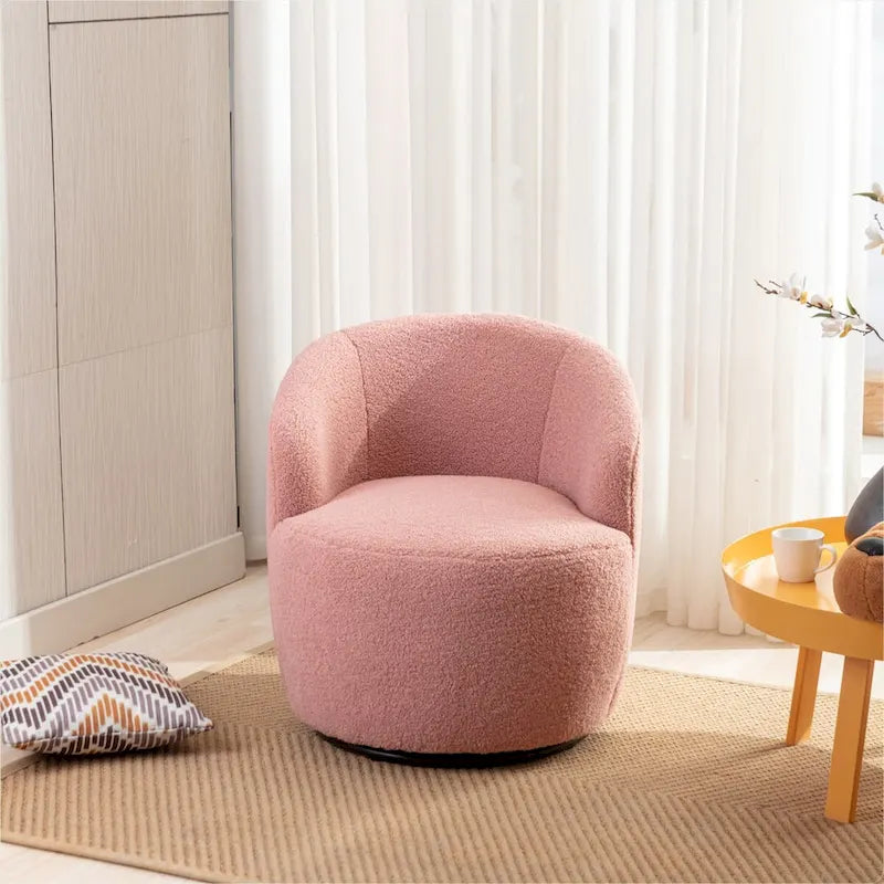 Fauteuil d'appoint pivotant, fauteuil crapaud