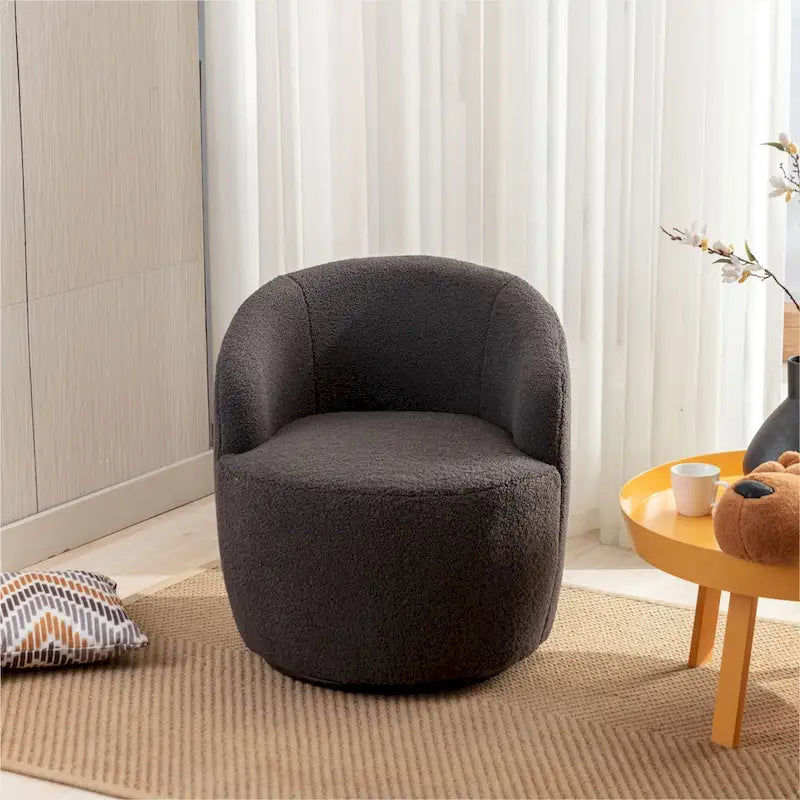 Fauteuil d'appoint pivotant, fauteuil crapaud
