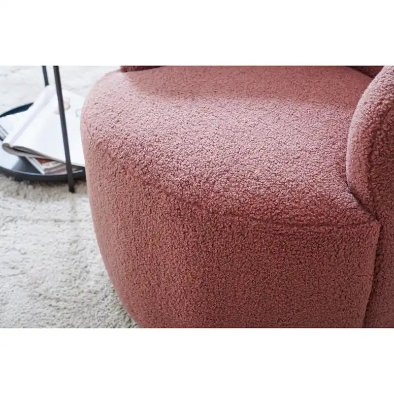 Fauteuil d'appoint pivotant, fauteuil crapaud
