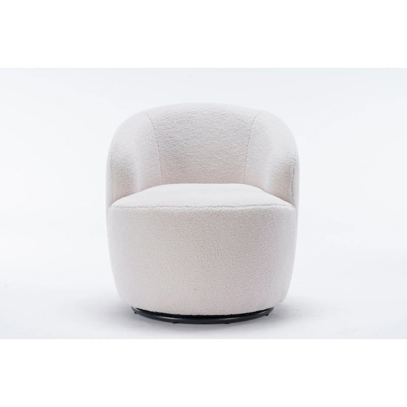 Fauteuil d'appoint pivotant, fauteuil crapaud