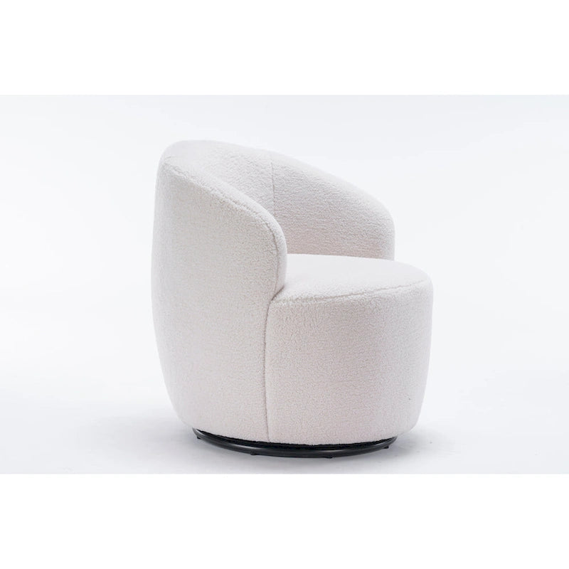 Fauteuil d'appoint pivotant, fauteuil crapaud