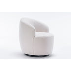 Fauteuil d'appoint pivotant, fauteuil crapaud