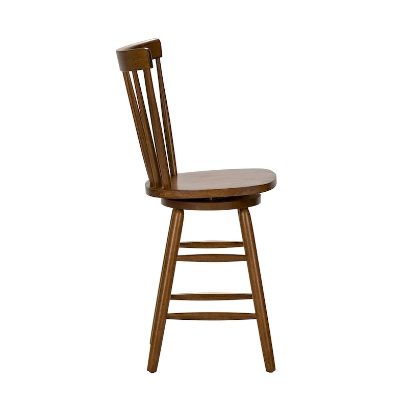 Chaise de comptoir pivotante - Tabac