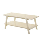 Table basse étagère en bois moderne du milieu du siècle Metz