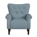 Fauteuil d'appoint à accoudoirs arrondis