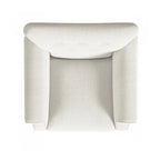Fauteuil d'appoint à accoudoirs arrondis