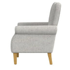 Fauteuil d'appoint à accoudoirs arrondis