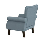 Fauteuil d'appoint à accoudoirs arrondis