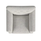 Fauteuil d'appoint à accoudoirs arrondis