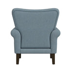 Fauteuil d'appoint à accoudoirs arrondis