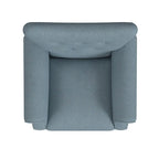 Fauteuil d'appoint à accoudoirs arrondis