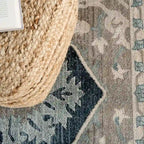 Pouff/Repose-pieds en jute Saba Square