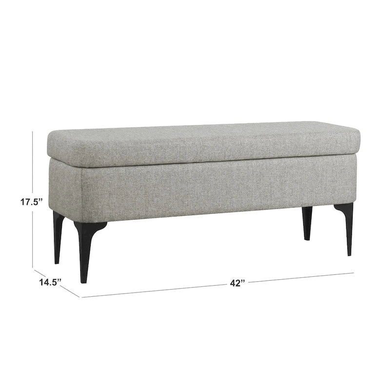 Banc de rangement moderne