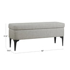Banc de rangement moderne