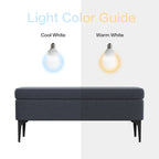 Banc de rangement moderne