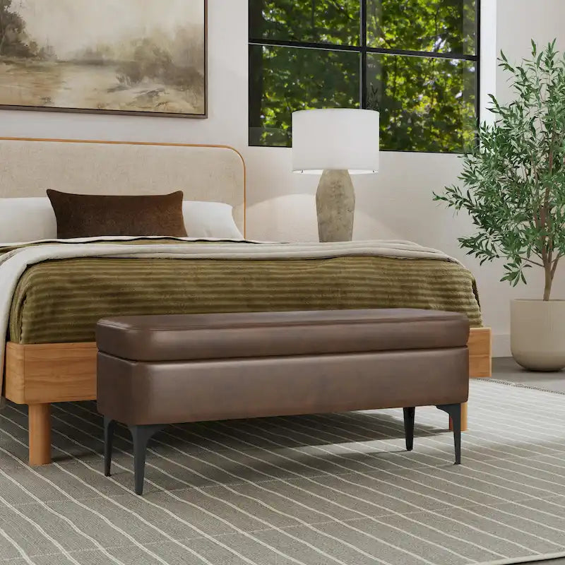 Banc de rangement moderne