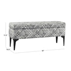 Banc de rangement moderne