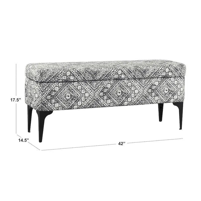 Banc de rangement moderne