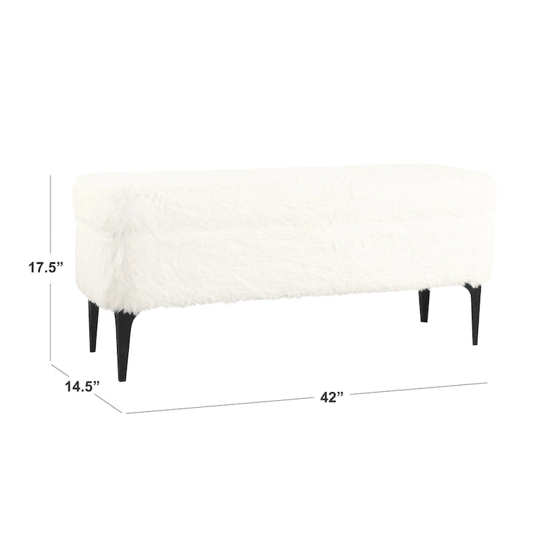 Banc de rangement moderne