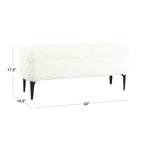 Banc de rangement moderne