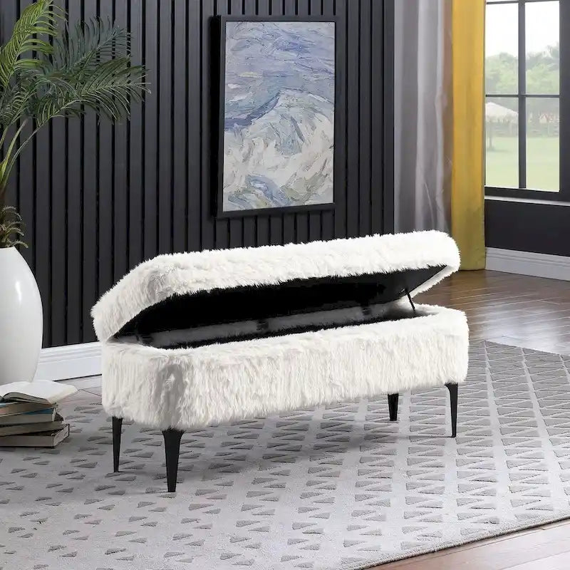 Banc de rangement moderne